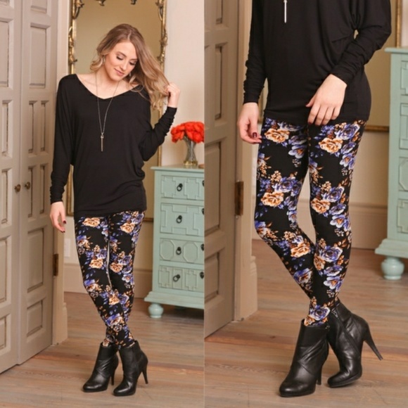 Infinity Raine Pants - Last one! Floral Print Leggings